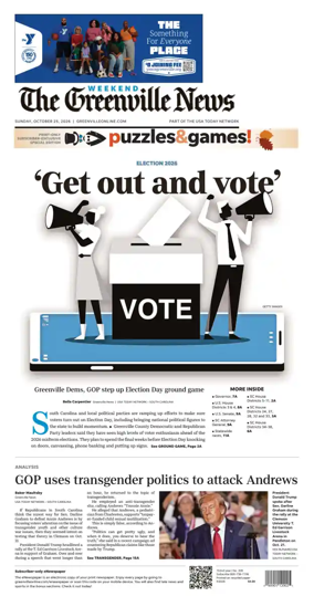 Cover of The Greenville News