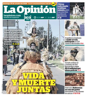 Cover of La Opinion