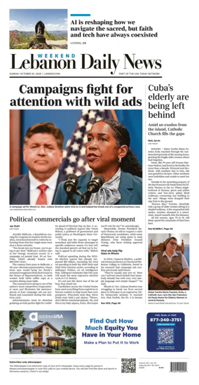 Cover of Lebanon Daily News