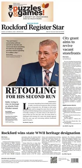 Cover of Rockford Register Star