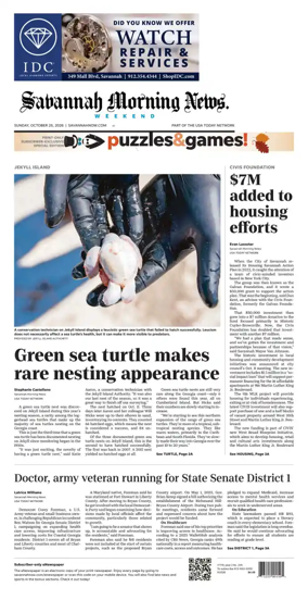 Cover of Savannah Morning News