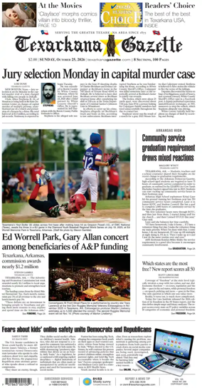 Cover of Texarkana Gazette