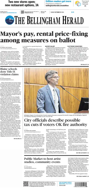 Cover of The Bellingham Herald (Sunday)
