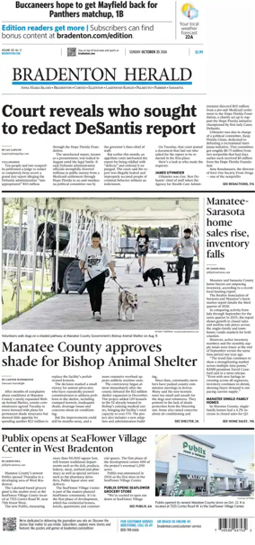 Cover of The Bradenton Herald (Sunday)