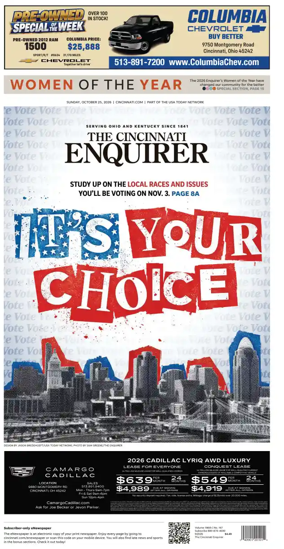 Cover of The Cincinnati Enquirer