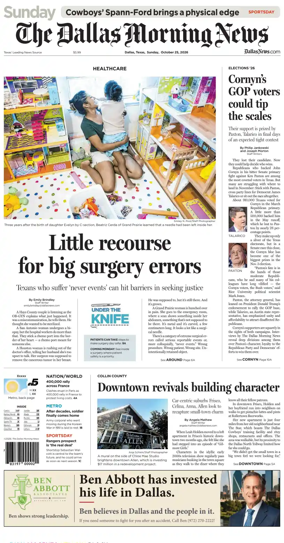 Cover of The Dallas Morning News
