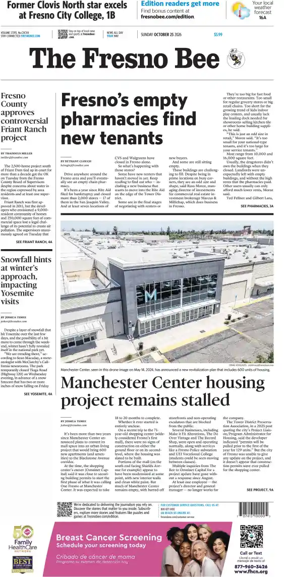 Cover of The Fresno Bee (Sunday)