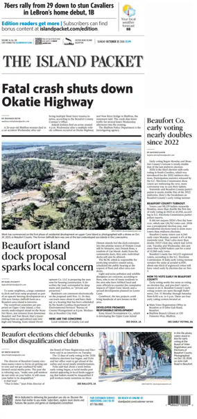 Cover of The Island Packet (Sunday)