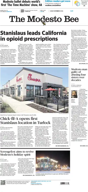 Cover of The Modesto Bee (Sunday)