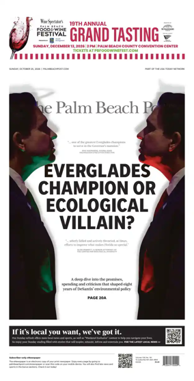 Cover of The Palm Beach Post
