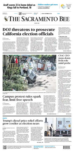 Cover of The Sacramento Bee (Sunday)
