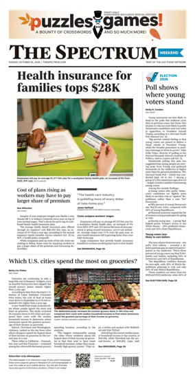 Cover of The Spectrum & Daily News