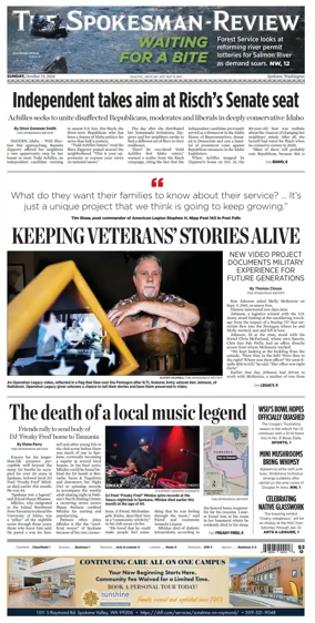 Cover of The Spokesman-Review (Spokane)