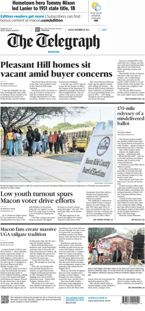 Cover of The Telegraph (Macon) (Sunday)