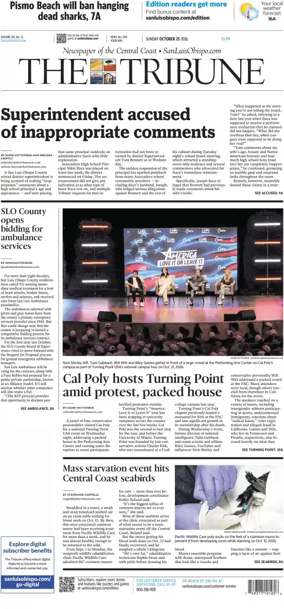 Cover of The Tribune (SLO) (Sunday)