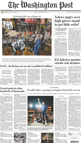 Cover of The Washington Post Sunday