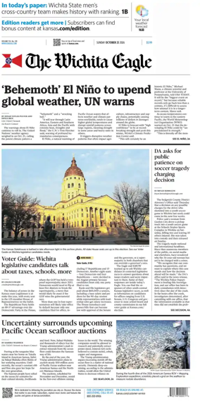 Cover of The Wichita Eagle (Sunday)