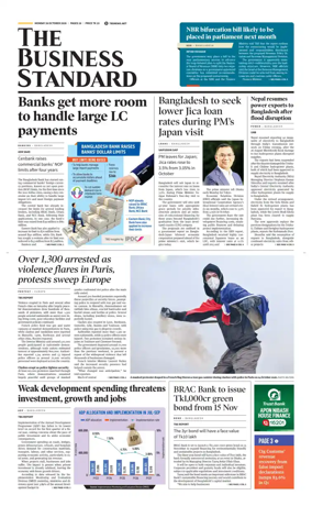 Cover of The Business Standard