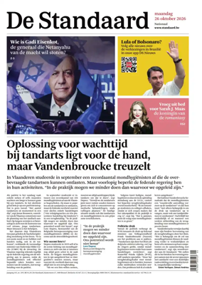 Cover of De Standaard