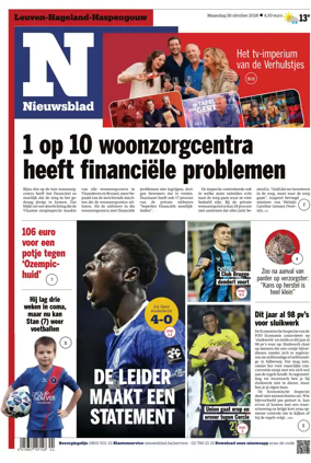 Cover of Het Nieuwsblad