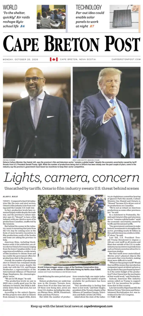 Cover of Cape Breton Post