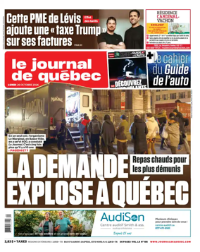 Cover of Le Journal de Quebec
