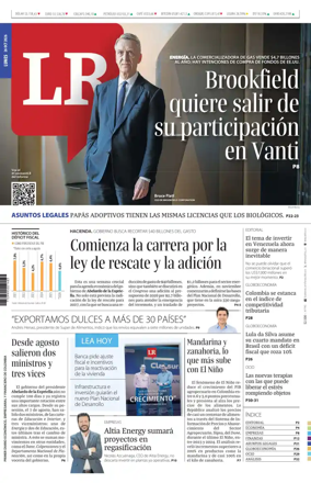 Cover of La Republica (Colombia)