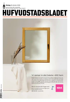 Cover of Hufvudstadsbladet
