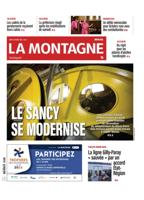 Cover of La Montagne (Moulins)