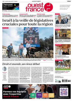 Cover of Ouest France (Dinan)