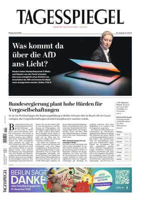Cover of Der Tagesspiegel