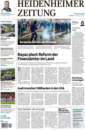 Cover of Heidenheimer Zeitung