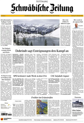 Cover of Schwabische Zeitung (Tettnang)