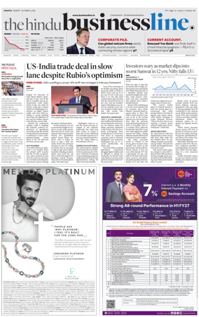 Cover of BusinessLine (Kolkata)