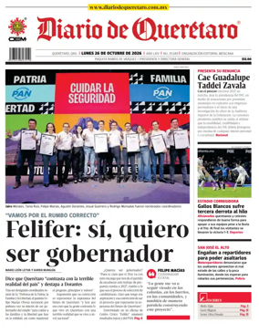 Cover of Diario de Queretaro