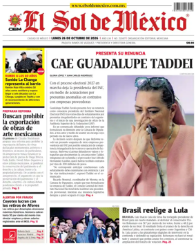 Cover of El Sol de Mexico