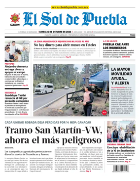 Cover of El Sol de Puebla