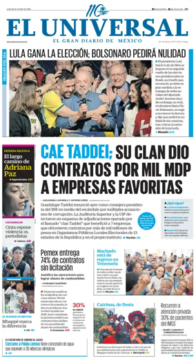 Cover of El Universal