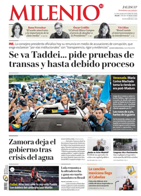 Cover of Milenio Jalisco