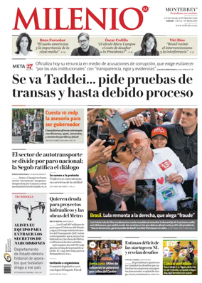 Cover of Milenio Monterrey
