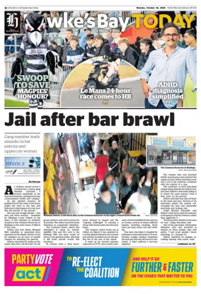 Cover of Hawke's Bay Today