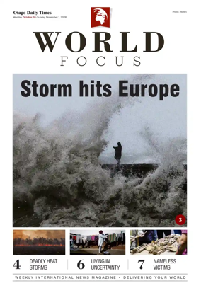Cover of Otago Daily Times-World Focus