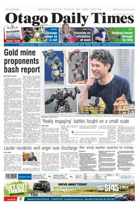 Cover of Otago Daily Times