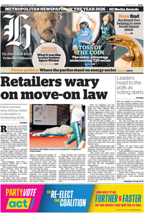 Cover of The New Zealand Herald