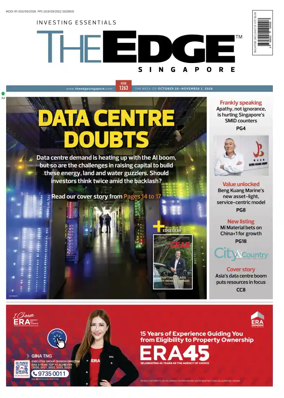Cover of The Edge Singapore
