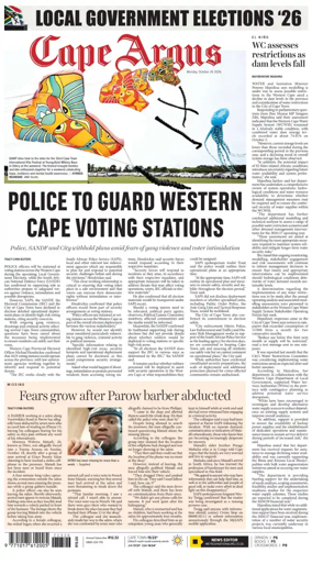 Cover of Cape Argus