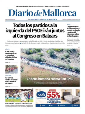 Cover of Diario de Mallorca
