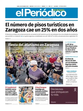 Cover of El Periodico Aragon