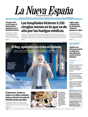 Cover of La Nueva Espana (Oviedo)
