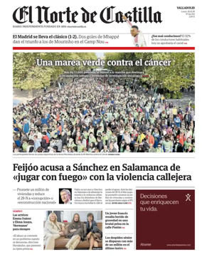 Cover of Norte de Castilla (Valladolid)